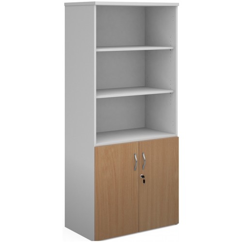 Maestro Combination Units with Wood Doors and Open Tops